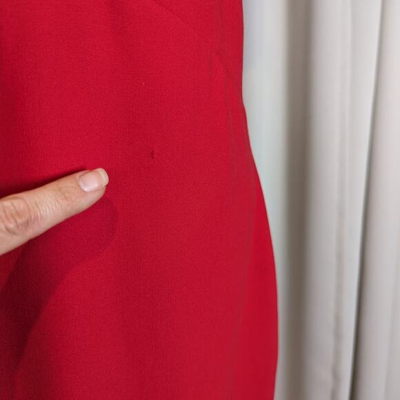 Elizabeth and James Aldridge Cut Out Sheath Dress Red Size 0 - Picture 12 of 16